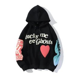 Luckily I saw the ghost designer hoodie hoodie Male Designer T-shirt Autumn winter pure cotton thick sweatshirt thick hoodie series Asian size M-2XL