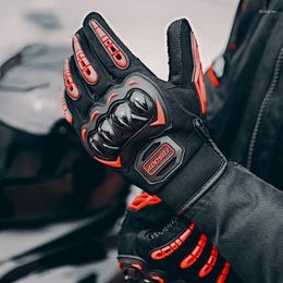 Cycling Gloves Summer Motorcycle Full Finger Breathable Non-slip Wear-resistant Touch Screen Riding Sports Racing Equipment