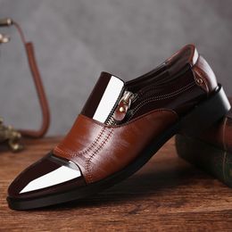 Dress Shoes High Quality Business Luxury Oxford Men Breathable Leather Rubber Formal Male Office Party Wedding 230829