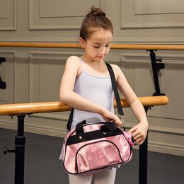 Packs Sansha Girls 7L Small PU Ballet Dance with Shoulder Straps Gym Sports Bag 325mm*114mm*193mm KBAG4