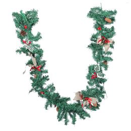 Decorative Flowers Glow Decorations Garland Lights Christmas Rattan Door Trim Simulation Xmas Plastic Party Wall