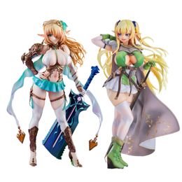 Finger Toys Elf Village Cecil Lincia Archeyle Priscilla Kukuru Anime Girl PVC Action Figure Toy Statue Adults Collection Model Doll