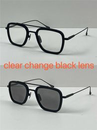 Photochromic Sun Glasses lens Colours changed in sunshine from crystal clear to dark design 006 square frames vintage popular style UV400 protective outdoor glasses