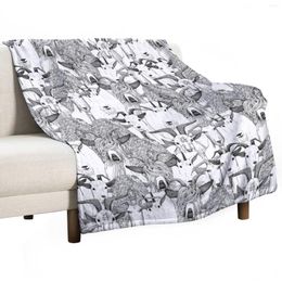 Blankets Just Goats Black White Throw Blanket Sofas Of Decoration For Bed Sofa