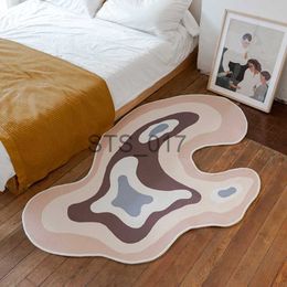 Carpets Carpet for Living Room Abstract Art Bedroom Large Area Rug Home Decoration Special-shaped IG Cloakroom Door Mat Tapis x0829