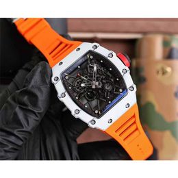 Movement watch durable Lightweight New automatic men's Luxury and carbon fully fiber case integrated movement sapphire glass and