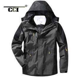 Mens Jackets CCI winter coat with plush and thickened waterproof windproof mountaineering Jacket Two piece set MC023 230829