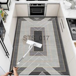 Carpets Scrubable PVC Waterproof and Oilproof Kitchen Carpet Living Room Sofa Coffee Table Rug Bedroom Decorative Rugs Bathroom Carpets x0829