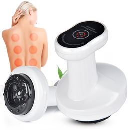 Back Massager Heating Cupping Therapy Set Electric Suction Cup Anti Cellulite Massage Vacuum Cans Physiotherapy for Back Legs Gua Sha Cupping 230828