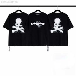 Men's T-Shirts Good Quality Blur Skull Print Mastermind Fashion T-shirt Men Mastermind Women Vintage T Shirt Tee Mens Clothing