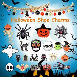 Shoe Parts Accessories Halloween Charms Spooky Skl Ghost Spider Pumpkin Decoration Charm Fits For Clog Sandals Gifts Party Favours Wo Otjrq