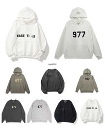 L5z9 Women's Hoodies Essentialhoodie Designer Warm Essen Men's Pullover Sweatshirt Black Gray Male and Female Couple Style Casual Simple Alphabet Ess