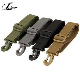 Bag Parts Accessories Universal Tactical Bag Strap Outdoor Adjustable Replacement Nylon Shoulder Strap For Water Bottle Pouch Hunting Bag 230829