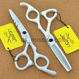 Scissors Shears Jason 556 inch Professional Hair Shears Salon Haircut Cutting Scissors Japan Steel Barber Hairdressing Thinning Scissor A0066D x0829