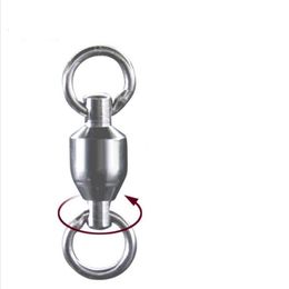 Single Melt Ring Swivel High Speed Fishing Ball Bearing Metal Stainless Steel Fishings Tackle New Arrival fast ship ZZ