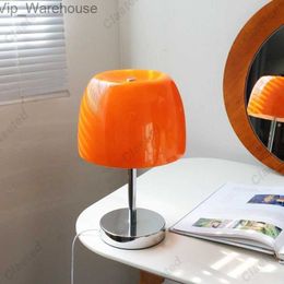 Bauhaus Table Lamp Retro American Living Room Dining Room Lamp Table Lamp House Quiet Warm Bedroom Bedside Lamp Home Decor Lamp HKD230829 HKD230829