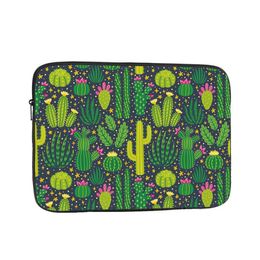 Laptop Sleeve Case Cute 12 13 15 17 Inch Notebook Bag Case Cactus Shockproof Case HKD230828