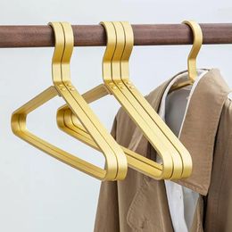 Hangers 1pc Widen Coat Aluminium Alloy Clothes Hanger Non-Slip Household Clothing Storage Rack For Closet Organiser Space Saver