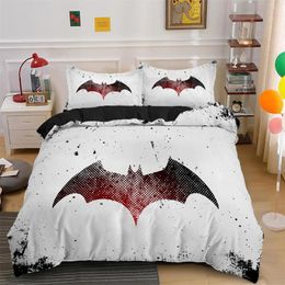 Bedding Sets Halloween Flying Vampire Set Bats Duvet Cover Witchcraft Magic Polyester Comforter Single Double King Bedclothes