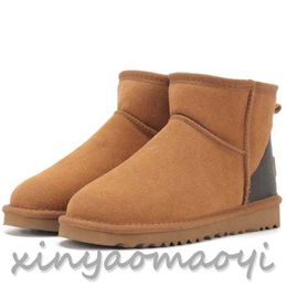 2023 Designer Boots for Women Australia Snow Boot Womens Tasman Slippers Ultra Mini Platform Booties Winter Suede Wool Shoes Ladies Warm Fur Ankle Bootes