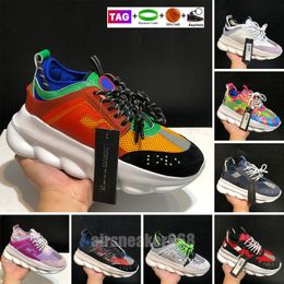 Italy Fashion Casual Canvas shoes designers women sneakers mens white greek key platform men woman chainz dres Footwe chain reaction