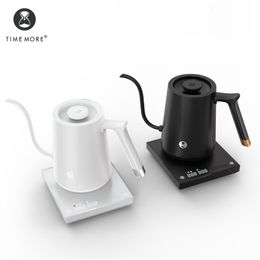 Water Bottles TIMEMORE Fish Smart Electric Coffee Kettle Gooseneck 600800ml 220V Flash Heat Temperature Control Pot For Kitchen 230829