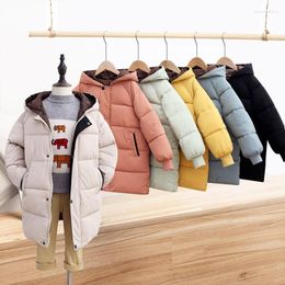 Down Coat Autumn Winter Clothing For Girls 2023 Kid's Girl Hooded Children's Jacket Long Sleeve Boys Coats