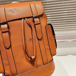 Classy Designer Travel Backpack Men Leather Shoulder Crossbody Bag Full Letters Schoolbag Backpack Messenger Bags Purse Totes