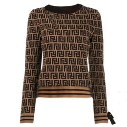 Pullover Designer Pullover Damen Pullover Rundhals Pullover Erweiterte Version Frankreich Trendige Kleidung Damen Luxus Designer Strickjacke F Buchstabe Alphabet Sweetshirt