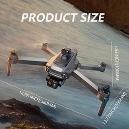 Dual 4K Camera Drone With Anti-shaking EIS Mechanical Gimbal, 360° Obstacle Avoidance, 5G High-speed Transmission, Low Noise Wind-resistant Brushless Motor