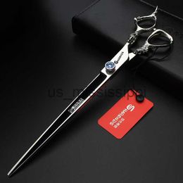 Scissors Shears long Hair scissors 789 inch Silver haircut scissors Hairdressing scissors Violet stone scissors Simple packaging NEW x0829