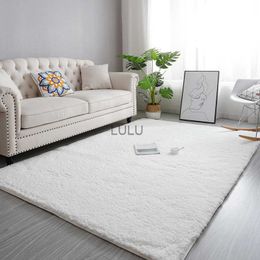 Soft Nordic Fluffy Carpet For Bedroom Large Size Plush Anti-slip Door Mat White pink Red Children's Rugs For Room HKD230829