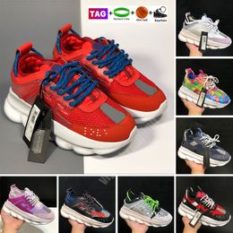 2023 Luxury Italy casual Shoes reflective height reaction sneakers black white multi-color suede leaopard floral arrows tan fluo pink men womens designer Trainers