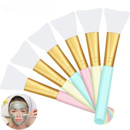 Silicone Gel Face Mask Brushes Professional Flexible Makeup Brushes Stirring Brush Women DIY Beauty Smear Supplies Tools