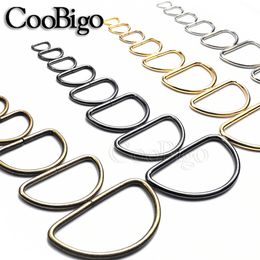 Bag Parts Accessories Metal D Ring D-rings Buckle for Belt Handbag Strap Bag Hardware Sewing Accessories 10mm 13mm 15mm 20mm 25mm 32mm 38mm 50mm 230829