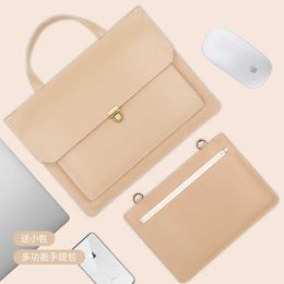 Laptop Sleeve Case Protective Inclined Shoulder Bag Notebook Carrying Case Handbag for 13' 14" 15" 16 Macbook Air Pro ASUS Dell HKD230828