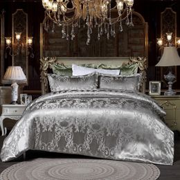 Bedding sets Luxury Set Claroom Jacquard Duvet Cover Bed Quilt King Queen High Quality Comforter 230828