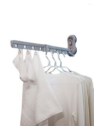 Hangers YY Folding Clothes Hanger Portable Travel Thickened Multi-Functional Business Trip