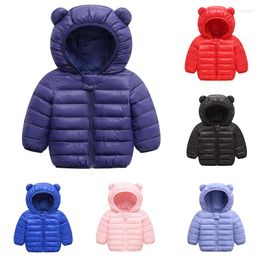 Down Coat 2023 Children Parkas Winter Jacket For Girl Boys Top Kids Warm Thicken Velvet Hooded Baby Coats Causal Outerwear