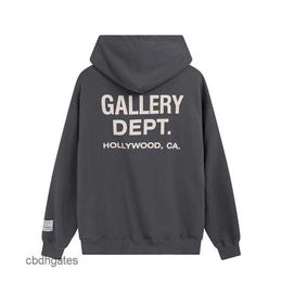 Loose Fashion Printed Hooded Classic Mens Men's Fashion Sweater Gallerry Letter Deptt Hoodie American Women's Hoodies Loop Brand Coat C6iy