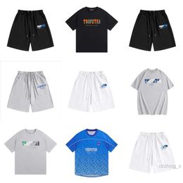 Men's Tshirts Trapstar Street Fashion Brand Gradient Sports Short Sleeve Basketball Shirt Soccer Tee Mesh Breathable Training White Black Solid Odu