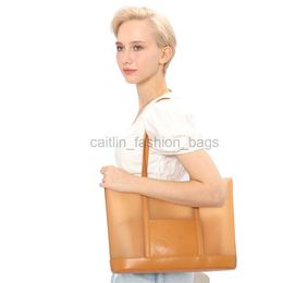 Shoulder Bags SC Luxury Design Jelly Bag Women's High Capacity HandDesigner TPU Leather Joint Transparent Shopping Set Daily Casual caitlin_fashion_bags