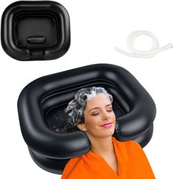 Hair Trimmer Inflatable Shampoo Basin Portable Bowl Washing for Bedridden Disabled Injured Wash Tubat Home Sink 230828