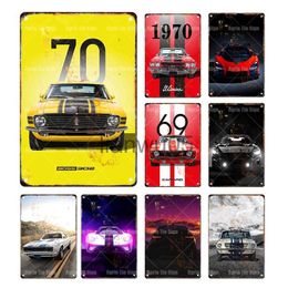 Metal Painting Vintage Car Iron Painting Tin Sign Metal Wall Art Poster OldFashioned Vehicle Bar Pub Man Cave Decor Motor Plate x0829