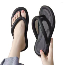 Slippers Summer Flip Flops External Wear Flip-flops Eva Solid Colour Lightweight Simple Non-slip Beach AF02