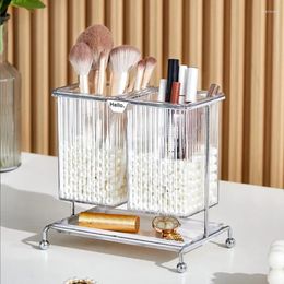 Storage Boxes Light Luxury Organiser For Cosmetics Eyebrow Pencil Brush Holder Makeup Box Bathroom Containers
