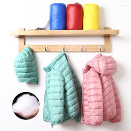 Down Coat 3-5-15 Years Children's Clothing Jackets Plus Velvet Detachable Hats Boys Girls Kids Jacket Boy Winter With Hood