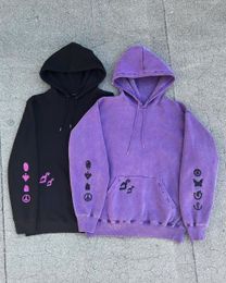 Mens Hoodies Sweatshirts Korean Fashion Retro Goth Clothes for Women Oversized Hoodie Hip Hop Gothic Print Casual Y2k Tops Kawaii 230828