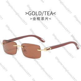 Fashion Designer Cool sunglasses New Kajia trend wood leg frameless Sunglasses Womenso ceanf ilms mallb oxS unglassesm ensop ticaIDL3