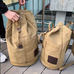 Duffel Bags Outdoor Sports Bag Rucksack Canvas Backpacks School Hiking Travel 230828